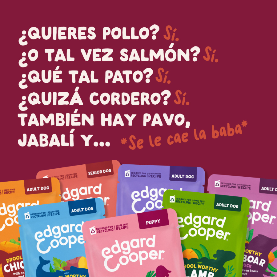 150 g Edgard & Cooper Senior Grain Free Pollo sobre para perros, , large Imagen numero 6